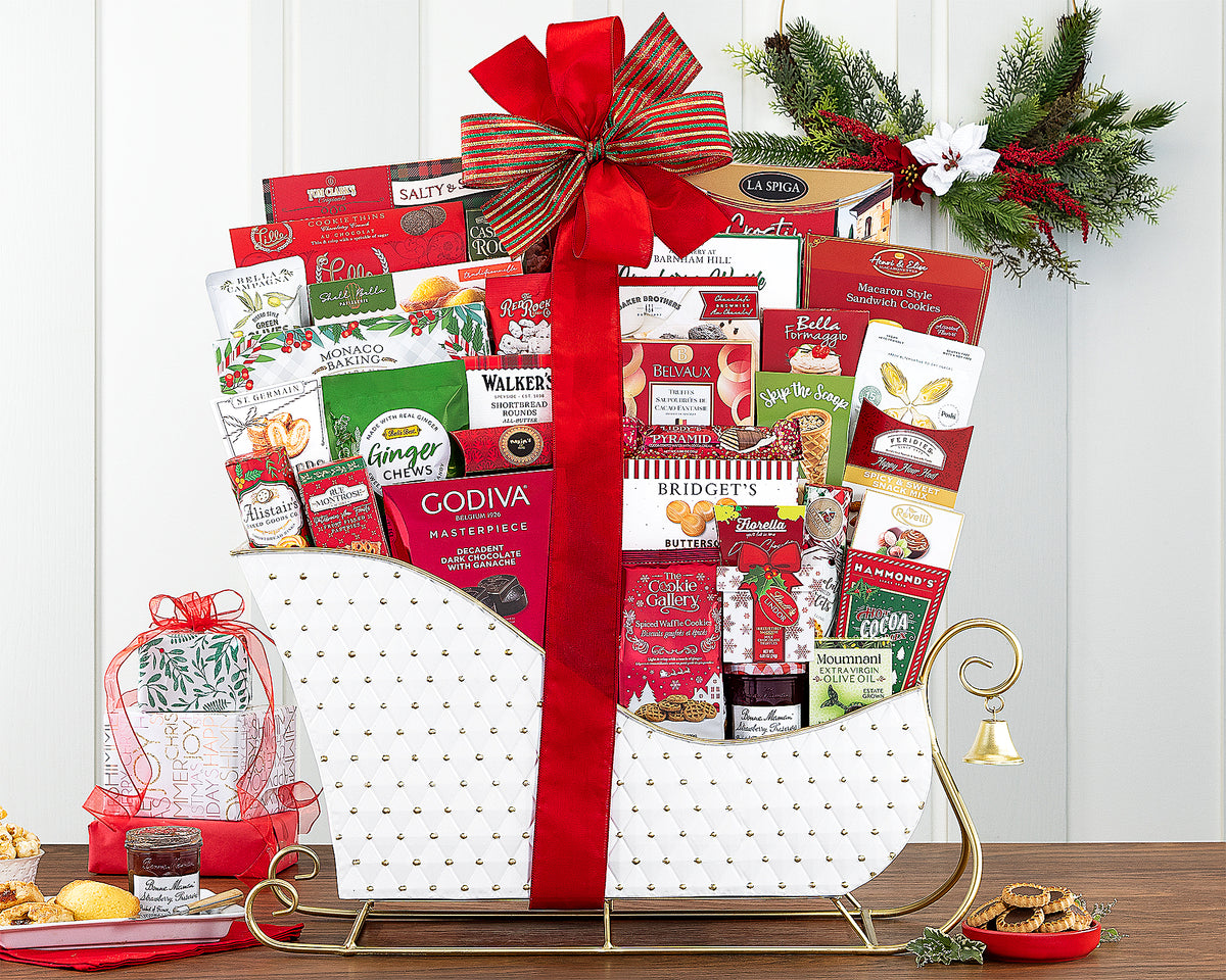 Holiday Sleigh Extravaganza Gift Basket