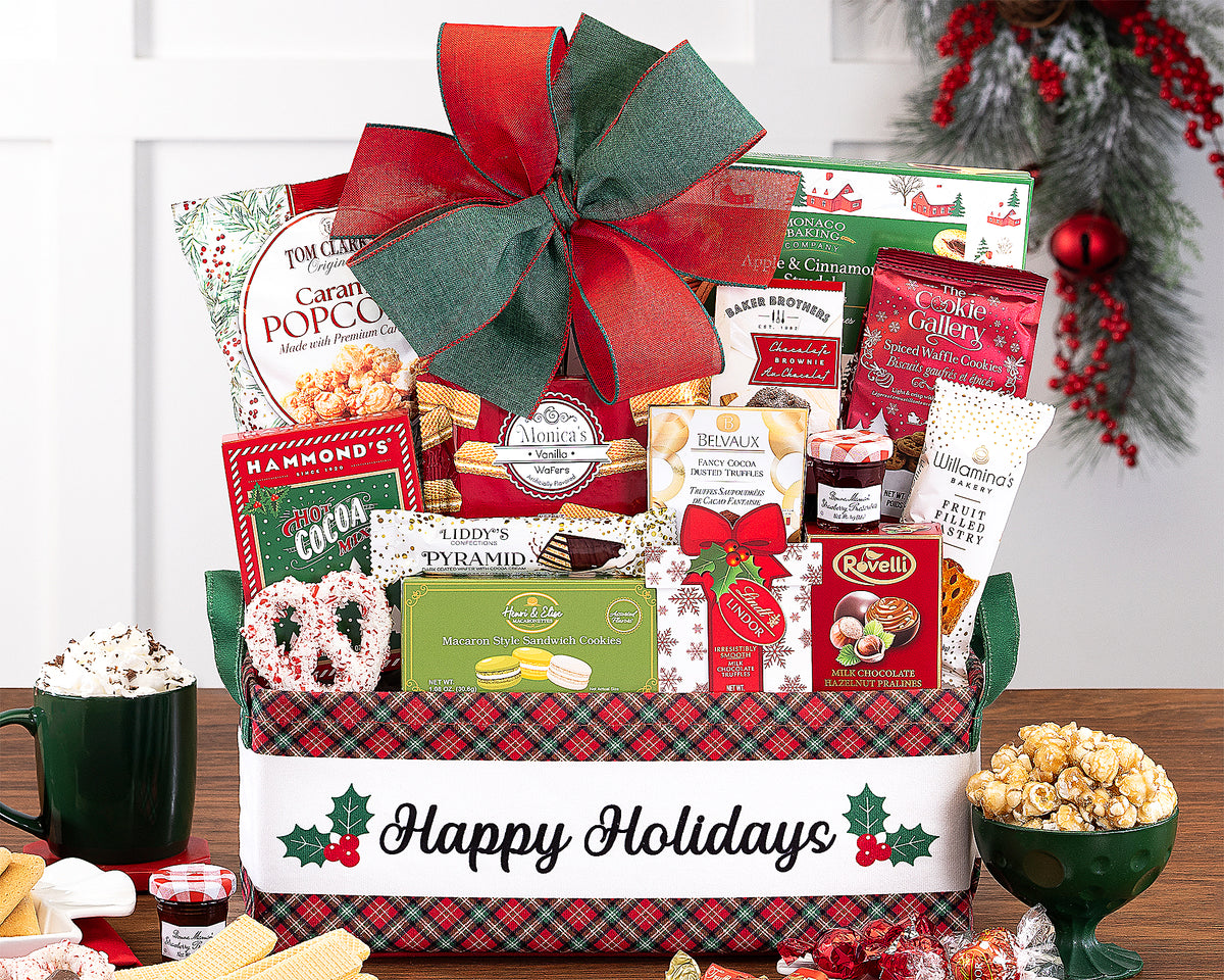 Happy Holidays Gift Basket