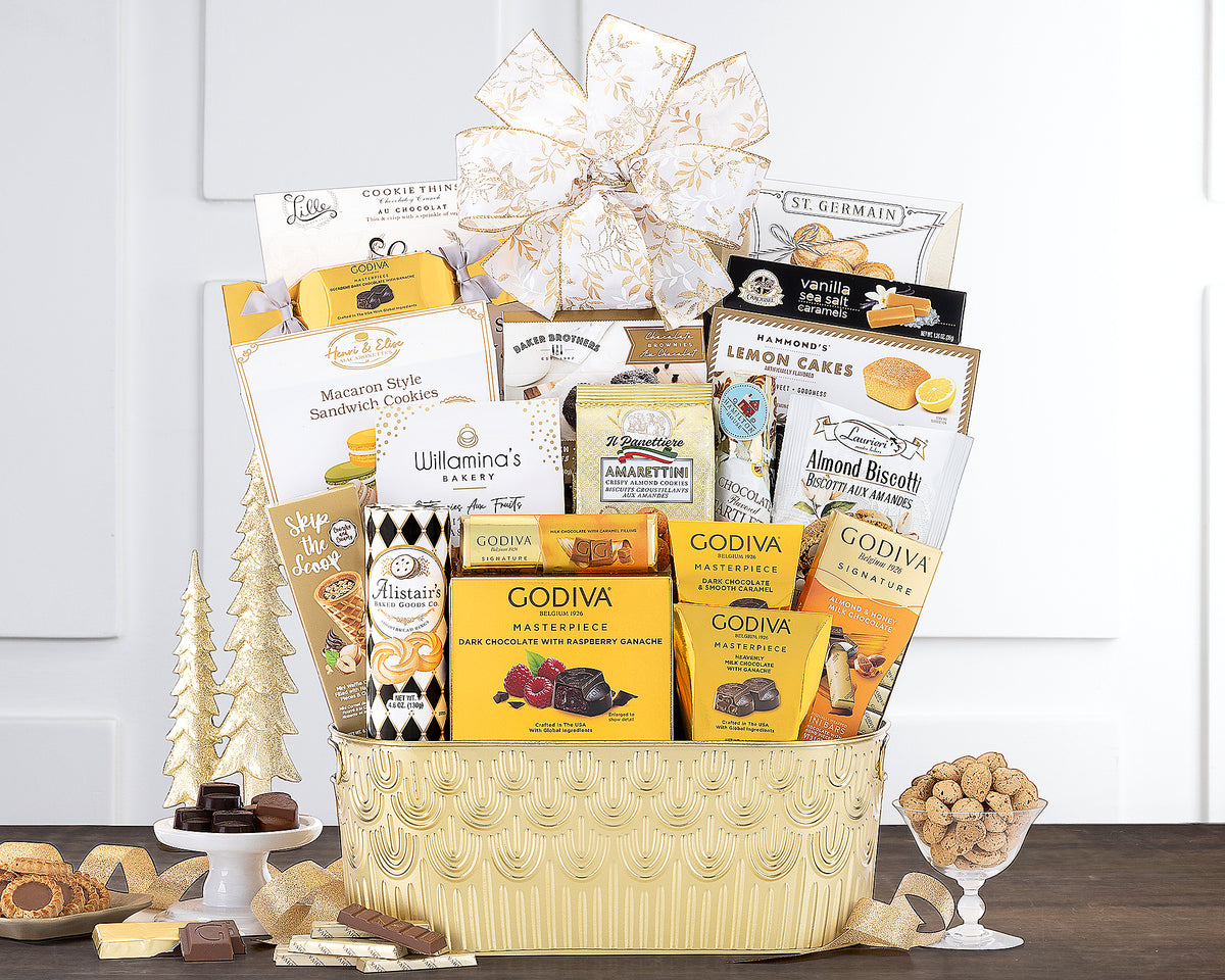 Deluxe Godiva and Sweets Gift Basket