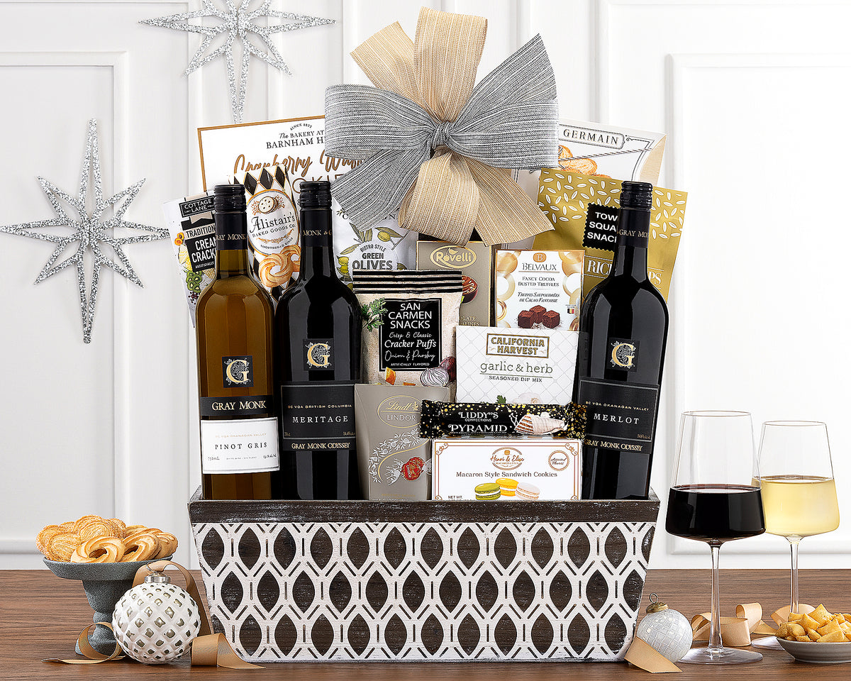 Gray Monk Estate Winery Canadian Trio Gift Basket