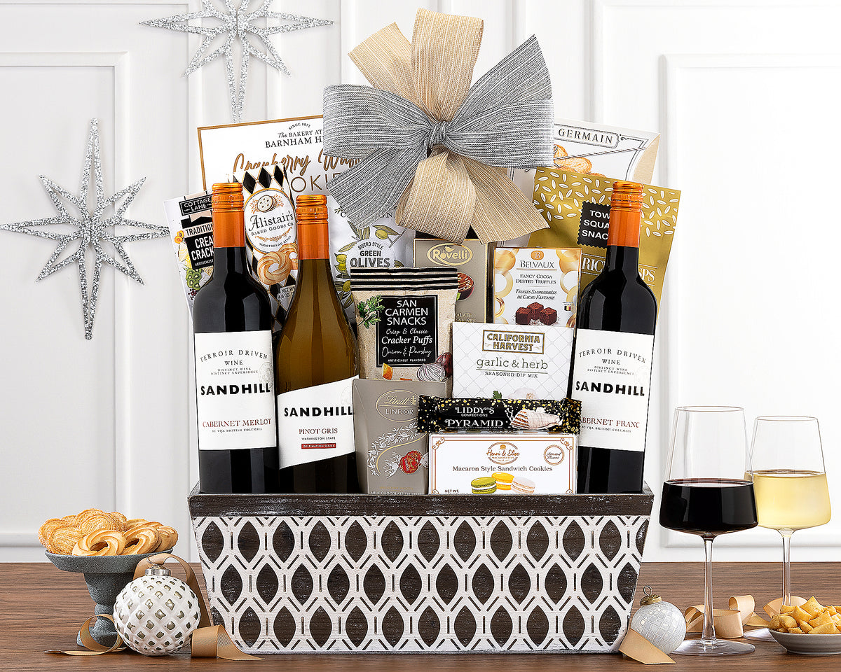 Sandhill Winery Canadian Trio Basket