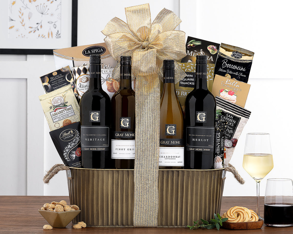 Gray Monk Estate Winery Quartet Gift Basket